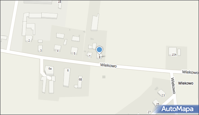 Wiekowo, Wiekowo, 8, mapa Wiekowo