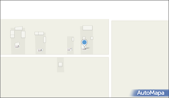 Wielącza, Wielącza, 118, mapa Wielącza