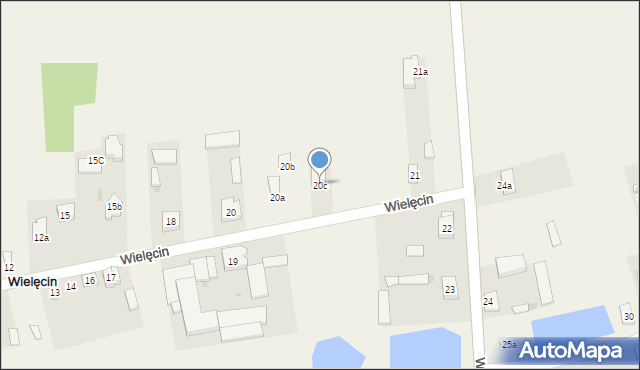 Wielęcin, Wielęcin, 20c, mapa Wielęcin
