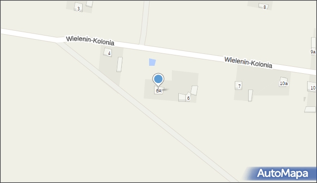 Wielenin-Kolonia, Wielenin-Kolonia, 6A, mapa Wielenin-Kolonia