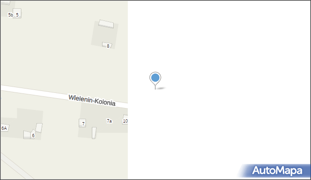 Wielenin-Kolonia, Wielenin-Kolonia, 9a, mapa Wielenin-Kolonia