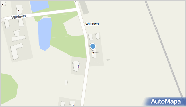 Wielewo, Wielewo, 5, mapa Wielewo