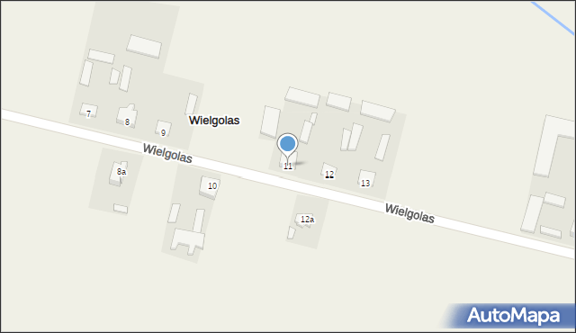 Wielgolas, Wielgolas, 11, mapa Wielgolas