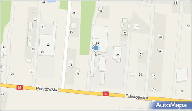 Wielgolas Brzeziński, Wielgolas Brzeziński, 9a, mapa Wielgolas Brzeziński