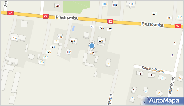 Wielgolas Duchnowski, Wielgolas Duchnowski, 73c, mapa Wielgolas Duchnowski
