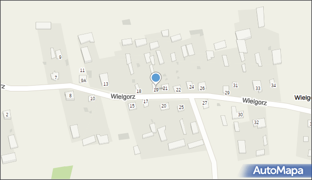 Wielgorz, Wielgorz, 19, mapa Wielgorz