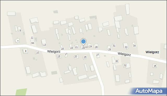 Wielgorz, Wielgorz, 22, mapa Wielgorz