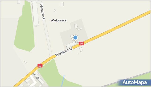 Wielgoszcz, Wielgoszcz, 2A, mapa Wielgoszcz