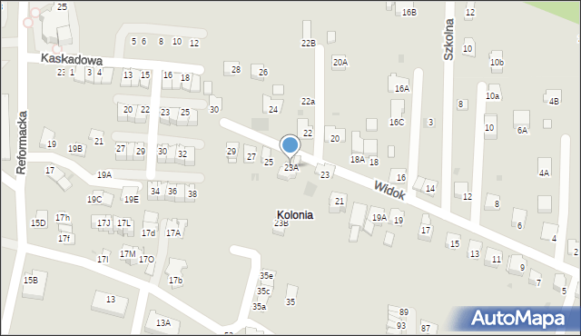 Wieliczka, Widok, 23A, mapa Wieliczka