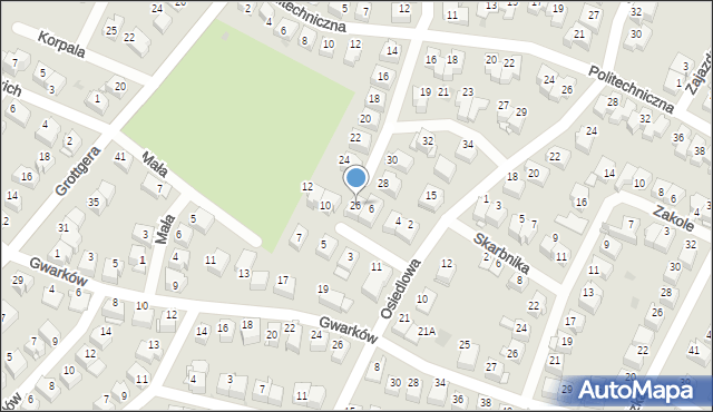 Wieliczka, Willowa, 26, mapa Wieliczka