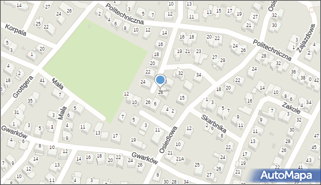 Wieliczka, Willowa, 28, mapa Wieliczka