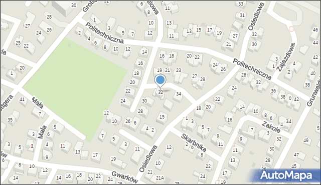 Wieliczka, Willowa, 32, mapa Wieliczka