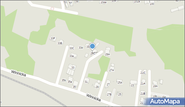 Wieliczka, Winnicka, 29C, mapa Wieliczka