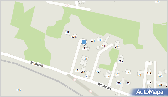 Wieliczka, Winnicka, 33a, mapa Wieliczka