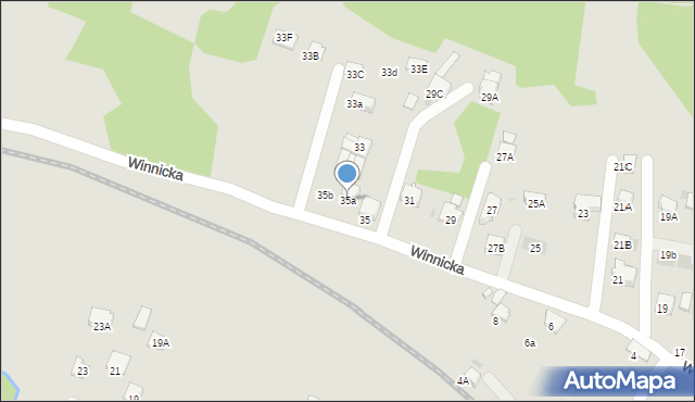 Wieliczka, Winnicka, 35a, mapa Wieliczka