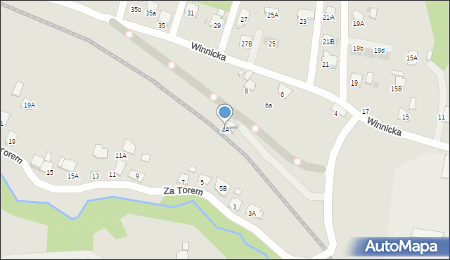 Wieliczka, Winnicka, 4A, mapa Wieliczka