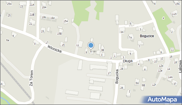 Wieliczka, Winnicka, 7, mapa Wieliczka