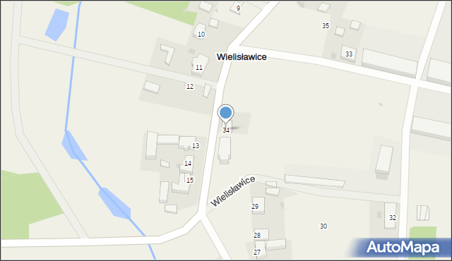 Wielisławice, Wielisławice, 34, mapa Wielisławice