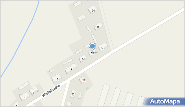 Wielisławice, Wielisławice, 53, mapa Wielisławice
