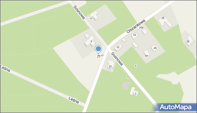 Wieliszew, Willowa, 25, mapa Wieliszew