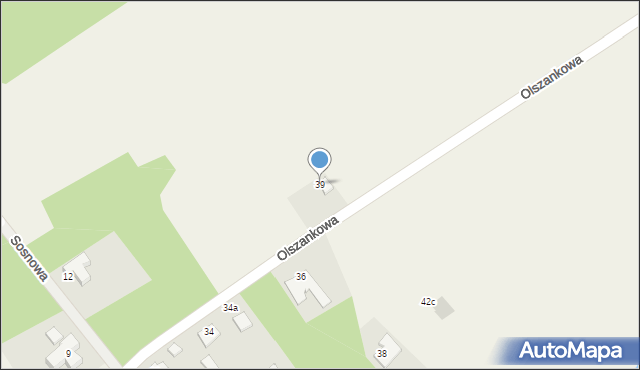 Wieliszew, Willowa, 39, mapa Wieliszew