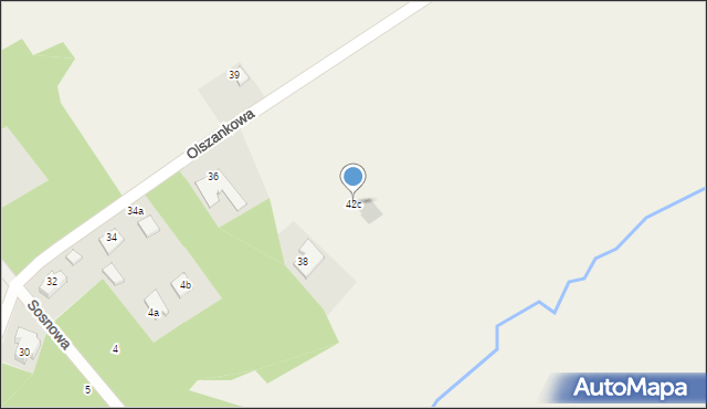 Wieliszew, Willowa, 42c, mapa Wieliszew