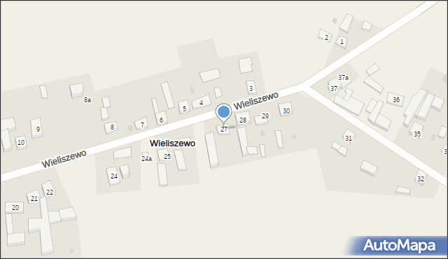 Wieliszewo, Wieliszewo, 27, mapa Wieliszewo