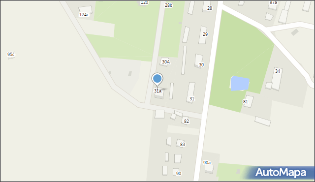 Wielka Łąka, Wielka Łąka, 31a, mapa Wielka Łąka