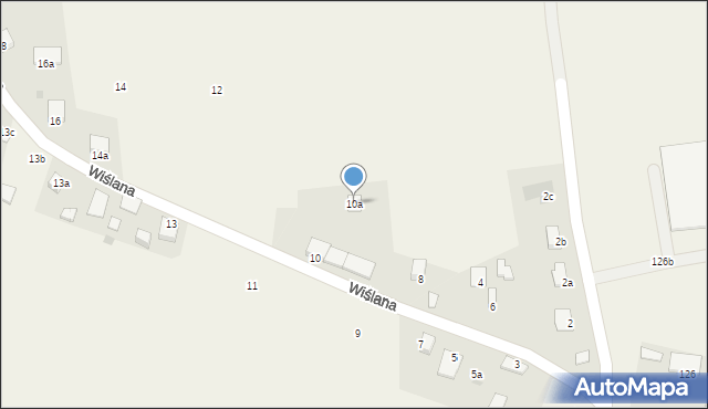 Wielka Nieszawka, Wiślana, 10a, mapa Wielka Nieszawka