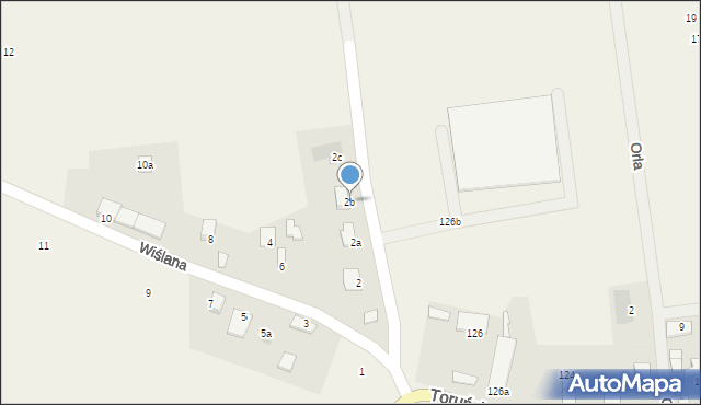 Wielka Nieszawka, Wiślana, 2b, mapa Wielka Nieszawka