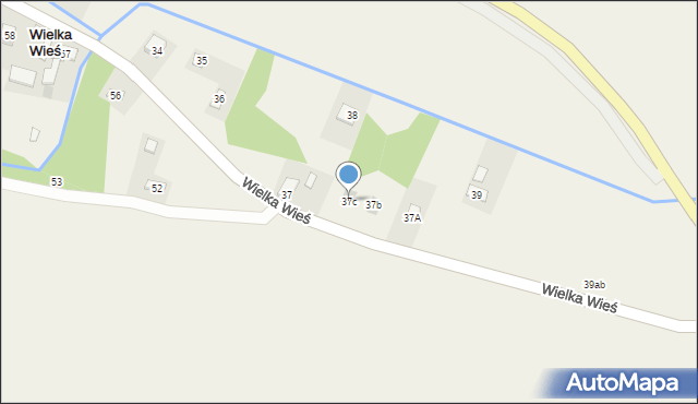 Wielka Wieś, Wielka Wieś, 37c, mapa Wielka Wieś