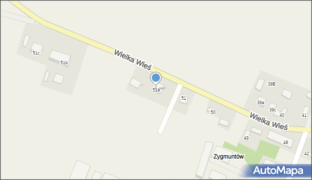 Wielka Wieś, Wielka Wieś, 51a, mapa Wielka Wieś