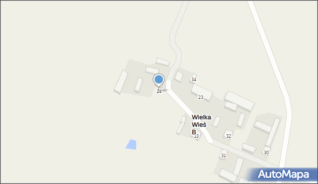 Wielka Wieś A, Wielka Wieś A, 24, mapa Wielka Wieś A