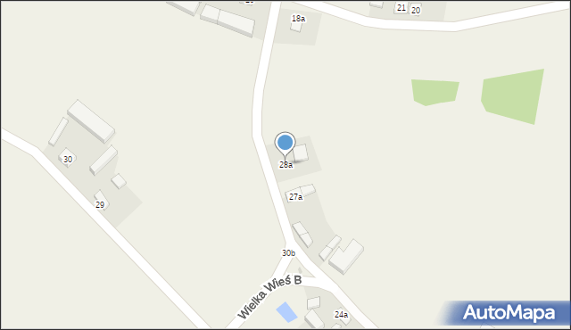 Wielka Wieś A, Wielka Wieś A, 28a, mapa Wielka Wieś A