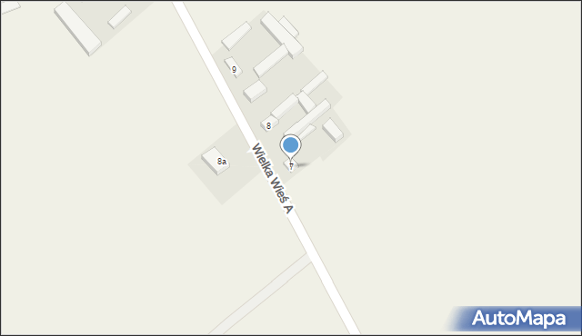 Wielka Wieś B, Wielka Wieś B, 7, mapa Wielka Wieś B