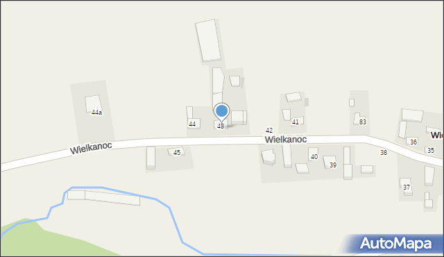 Wielkanoc, Wielkanoc, 43A, mapa Wielkanoc