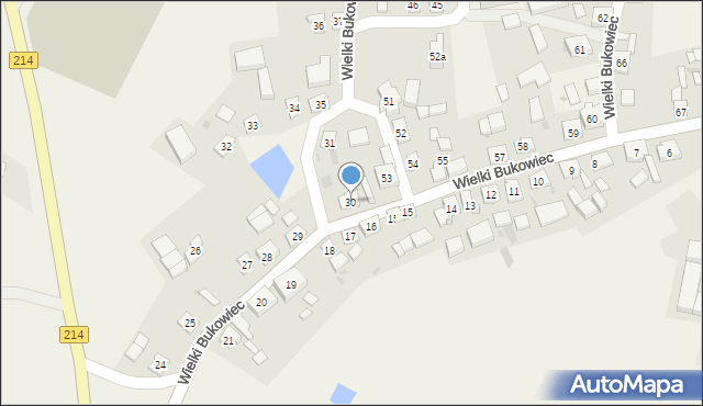 Wielki Bukowiec, Wielki Bukowiec, 30, mapa Wielki Bukowiec