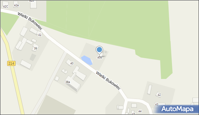 Wielki Bukowiec, Wielki Bukowiec, 40b, mapa Wielki Bukowiec