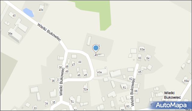Wielki Bukowiec, Wielki Bukowiec, 43, mapa Wielki Bukowiec
