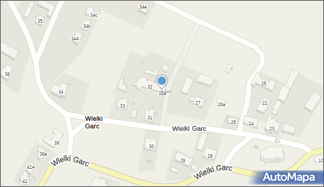 Wielki Garc, Wielki Garc, 32a, mapa Wielki Garc