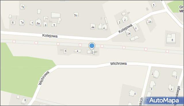 Wielki Klincz, Wichrowa, 2, mapa Wielki Klincz