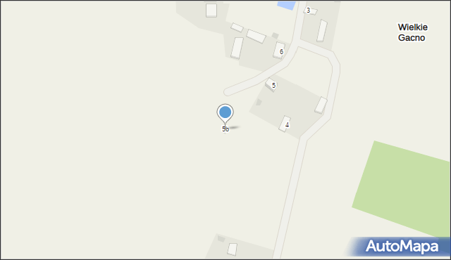 Wielkie Gacno, Wielkie Gacno, 5b, mapa Wielkie Gacno