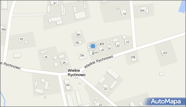 Wielkie Rychnowo, Wielkie Rychnowo, 39, mapa Wielkie Rychnowo