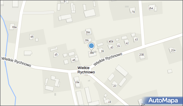 Wielkie Rychnowo, Wielkie Rychnowo, 39b, mapa Wielkie Rychnowo