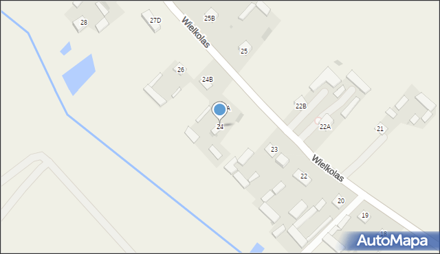 Wielkolas, Wielkolas, 24, mapa Wielkolas