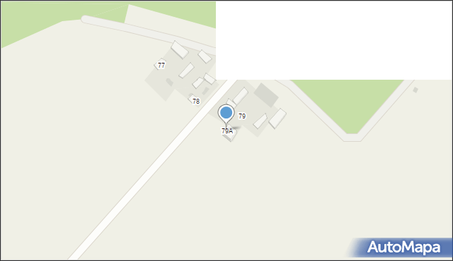 Wielkolas, Wielkolas, 79A, mapa Wielkolas