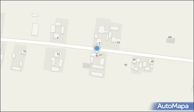 Wieloborowice, Wieloborowice, 51, mapa Wieloborowice