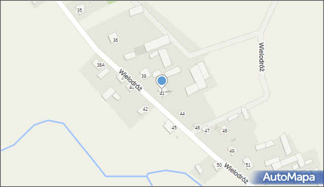 Wielodróż, Wielodróż, 41, mapa Wielodróż