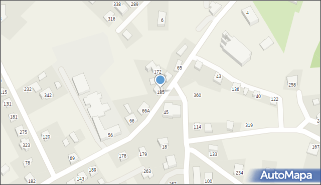 Wielogłowy, Wielogłowy, 185, mapa Wielogłowy