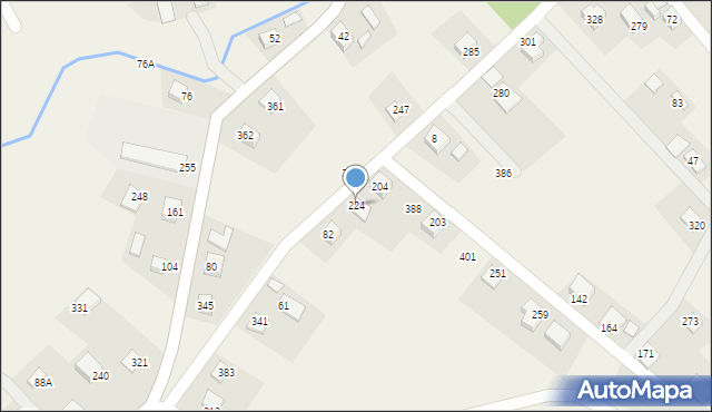 Wielogłowy, Wielogłowy, 224, mapa Wielogłowy